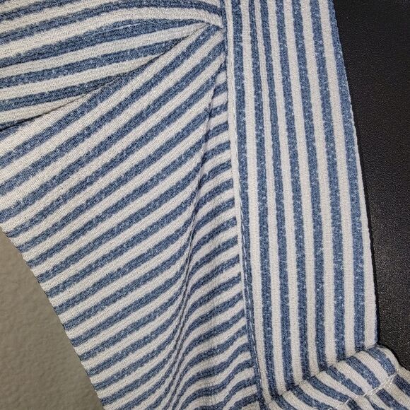 Monteau Searsucker striped sleeveless summer dresss Size 2x - Picture 4 of 7